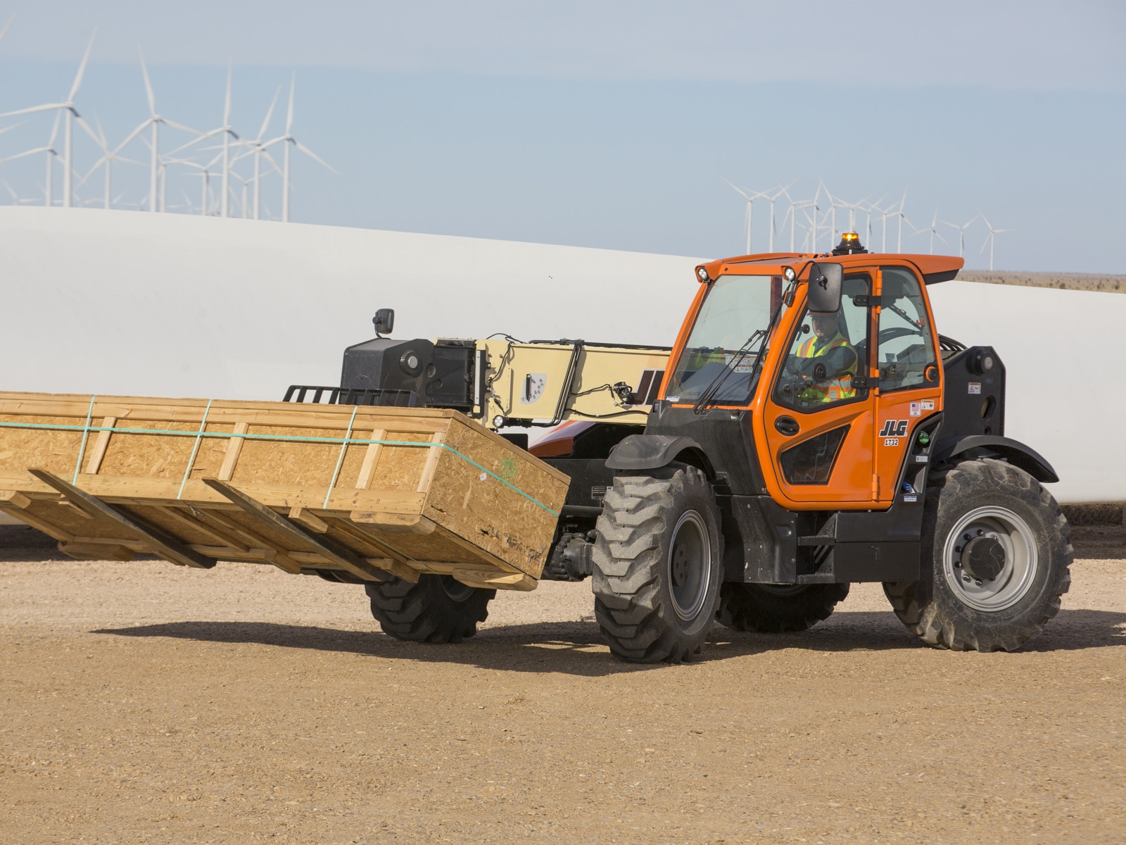 jlg 1732 high capacity telehandler application