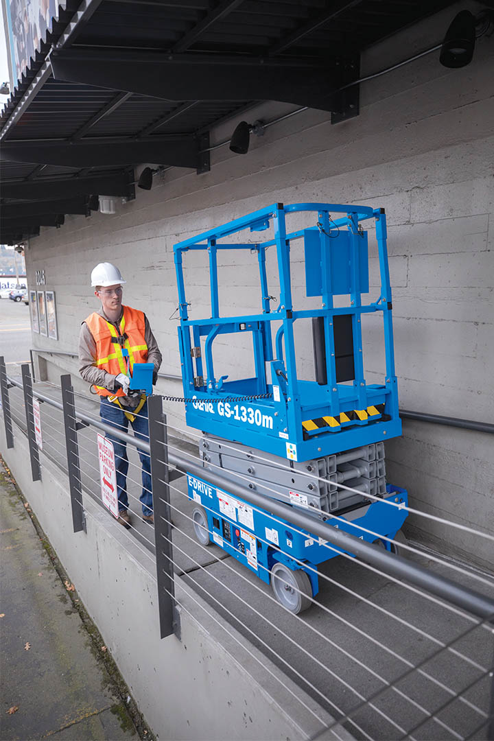 genie gs-1330m scissor lift application
