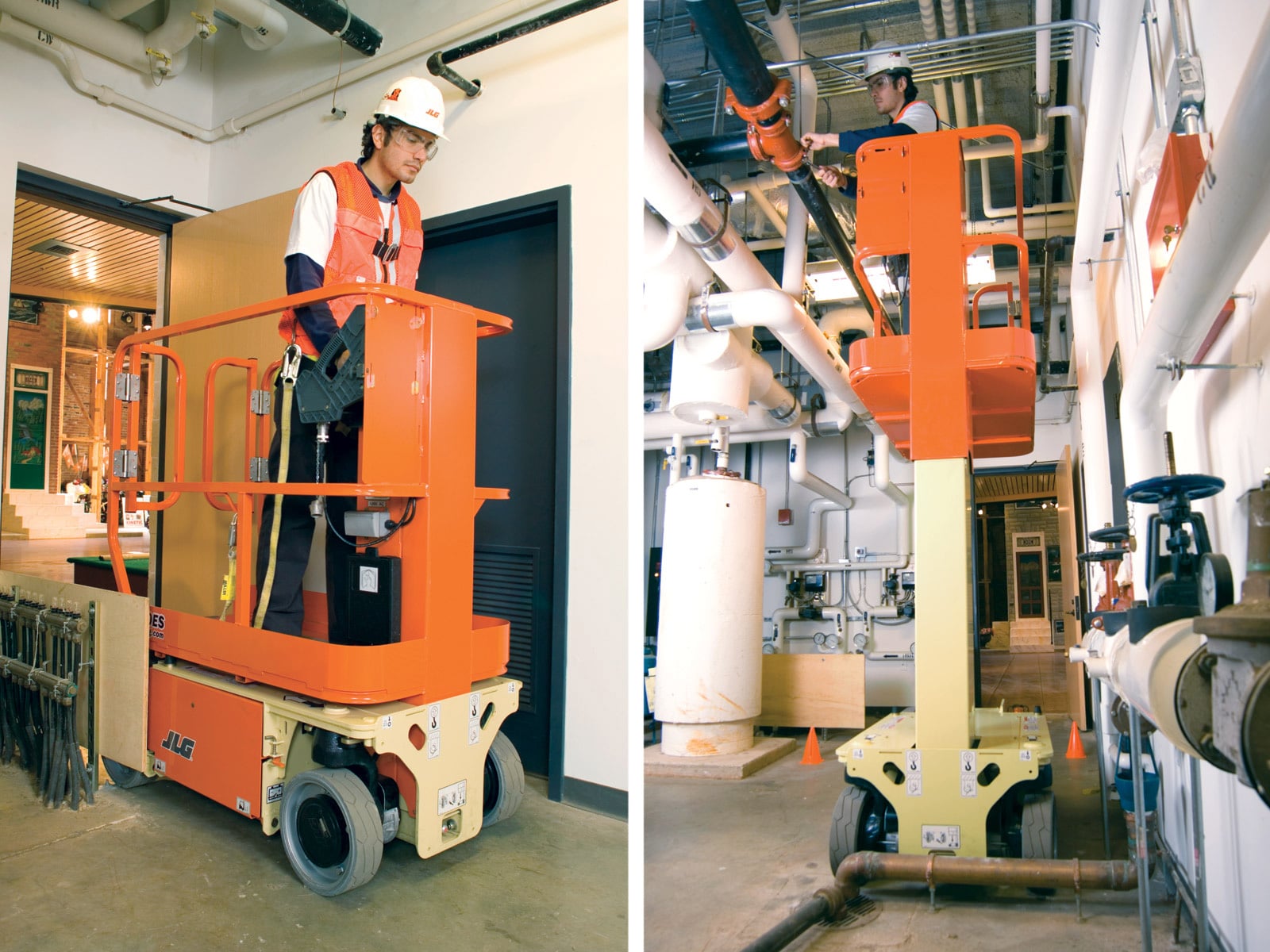 jlg 1230es driveable vertical mast lift maintenance application