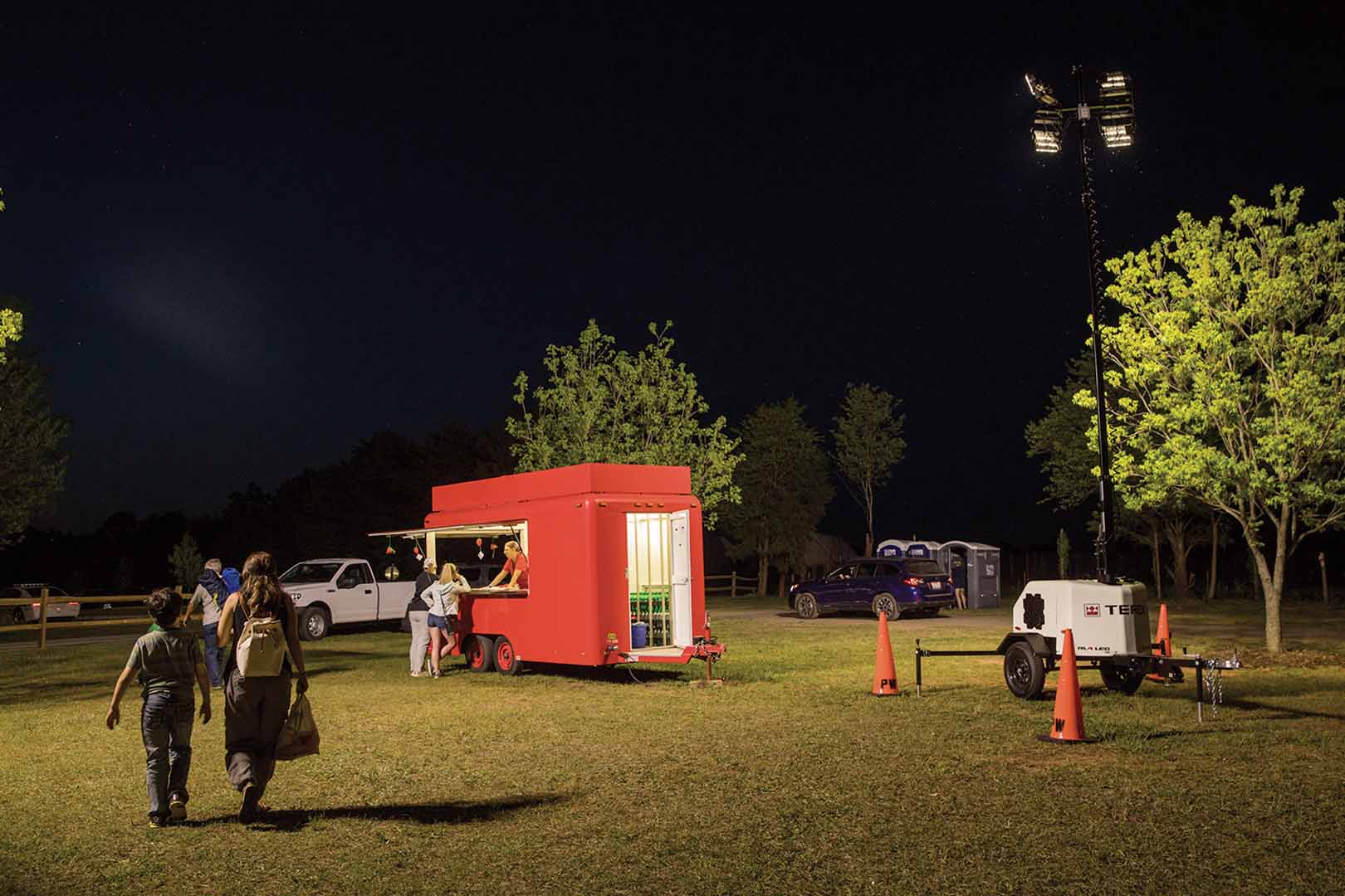 terex rl-4 led gas light tower