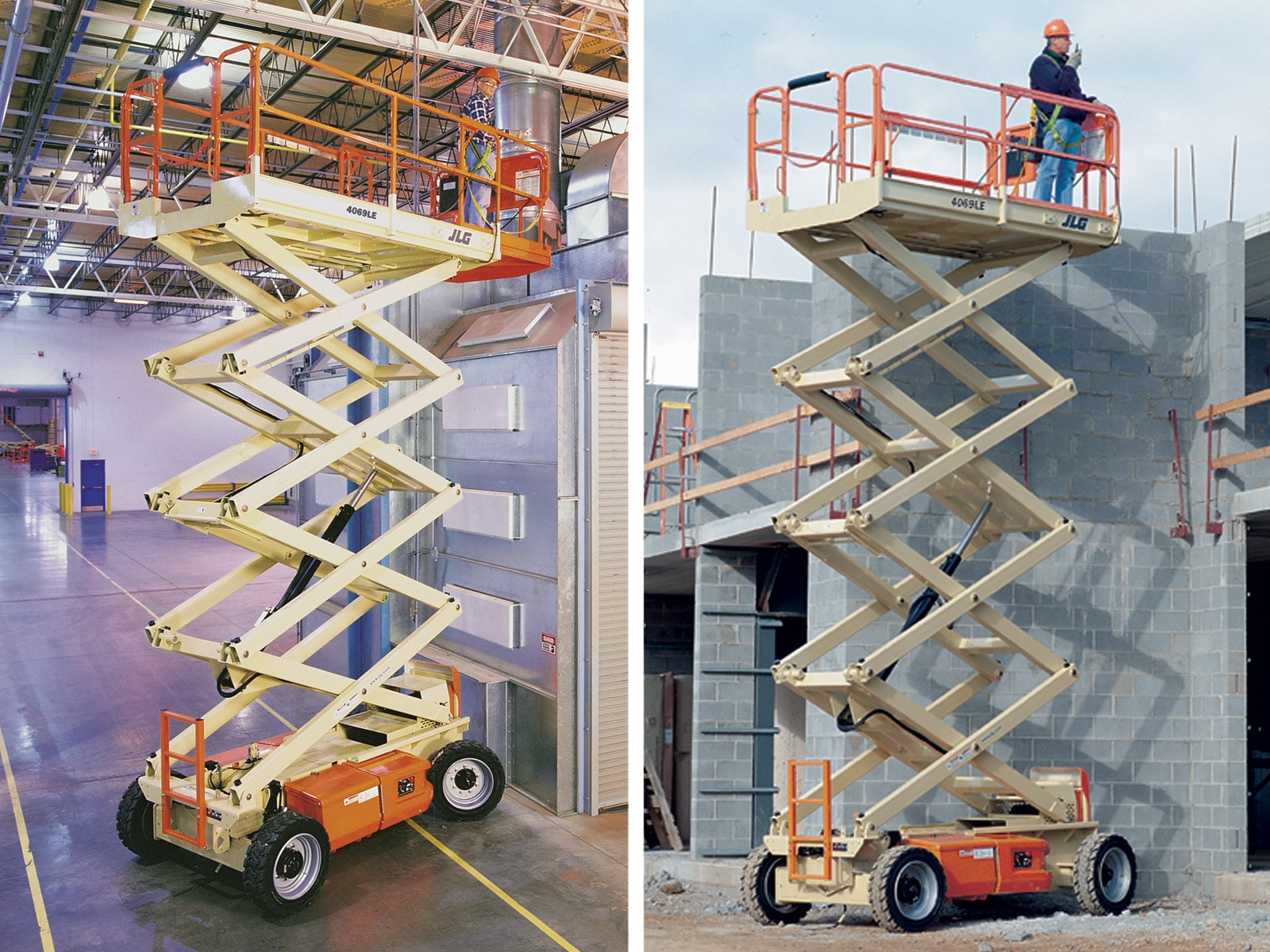 jlg 4069le electric scissor lift application