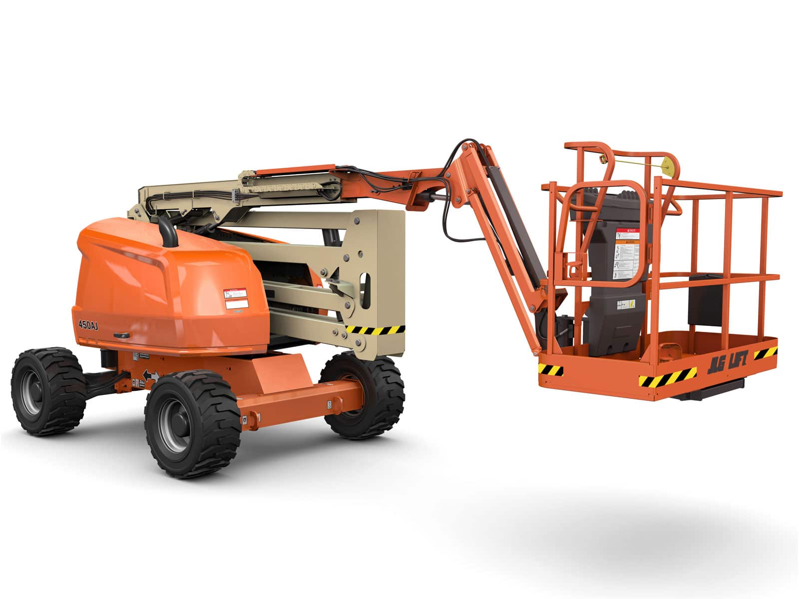 jlg 450aj articulating boom lift application