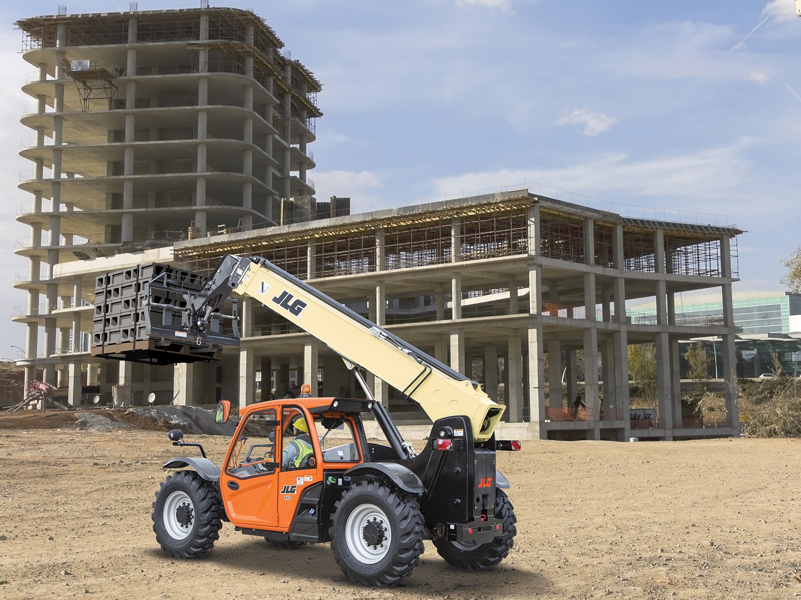 jlg 742 telehandler application