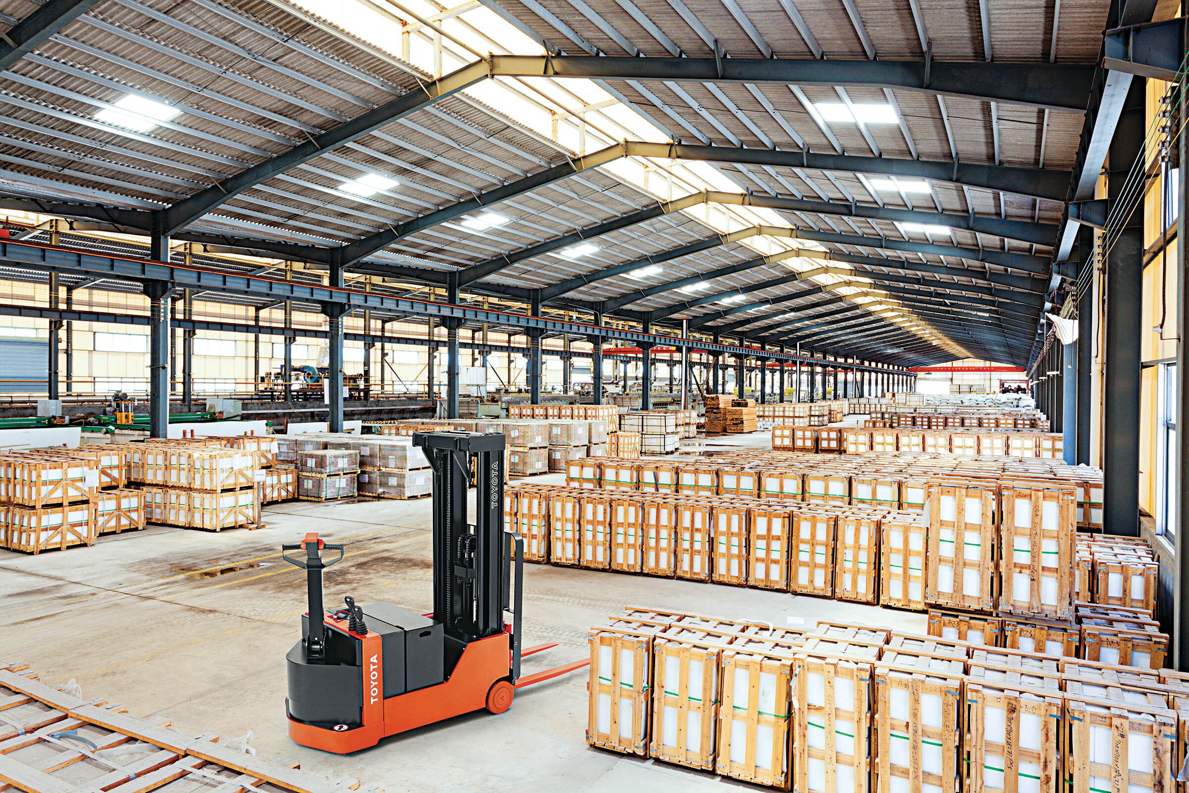 toyota counter balanced stacker application