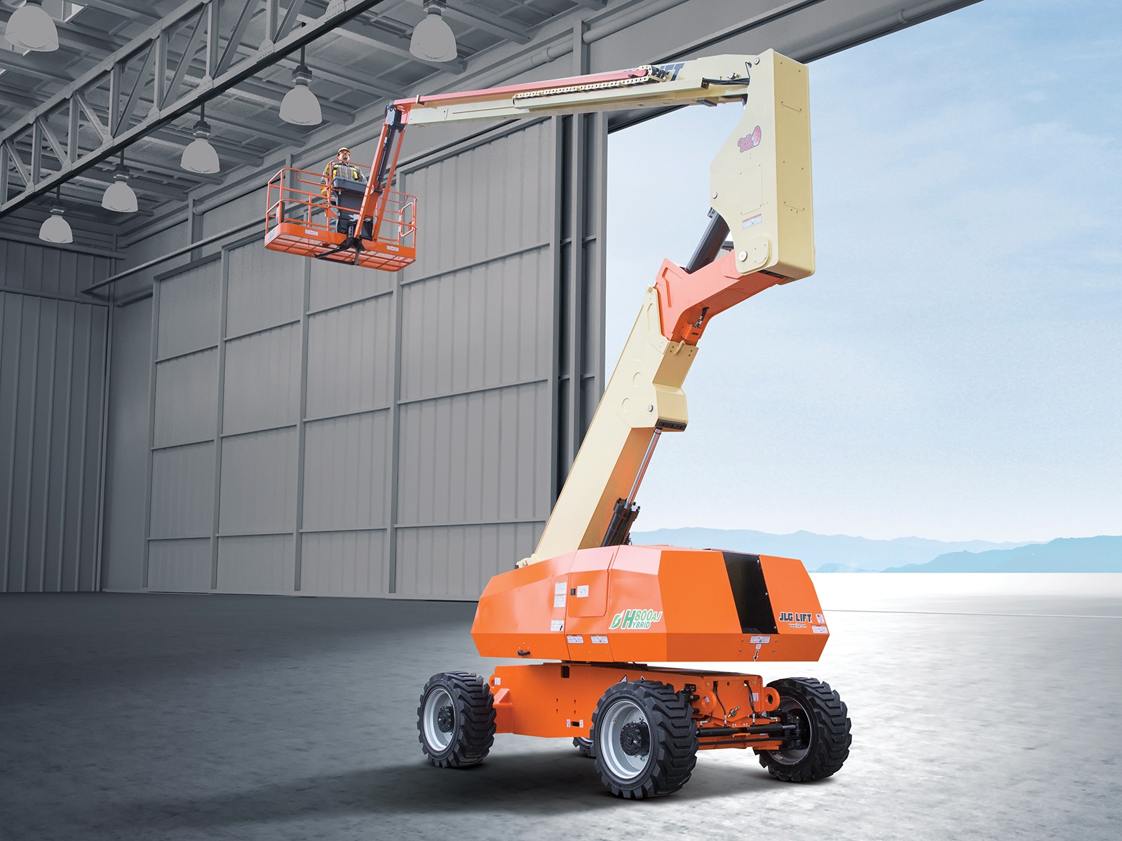 jlg h800aj articulating boom lift