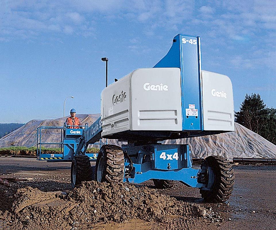 genie s-40 telescopic boom lift application