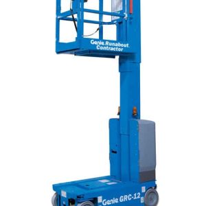 genie runabout contractor grc-12 vertical mast lift