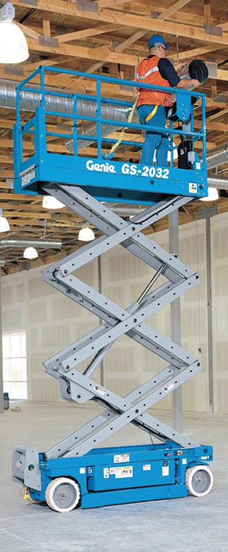 genie gs-2032 scissor lift application