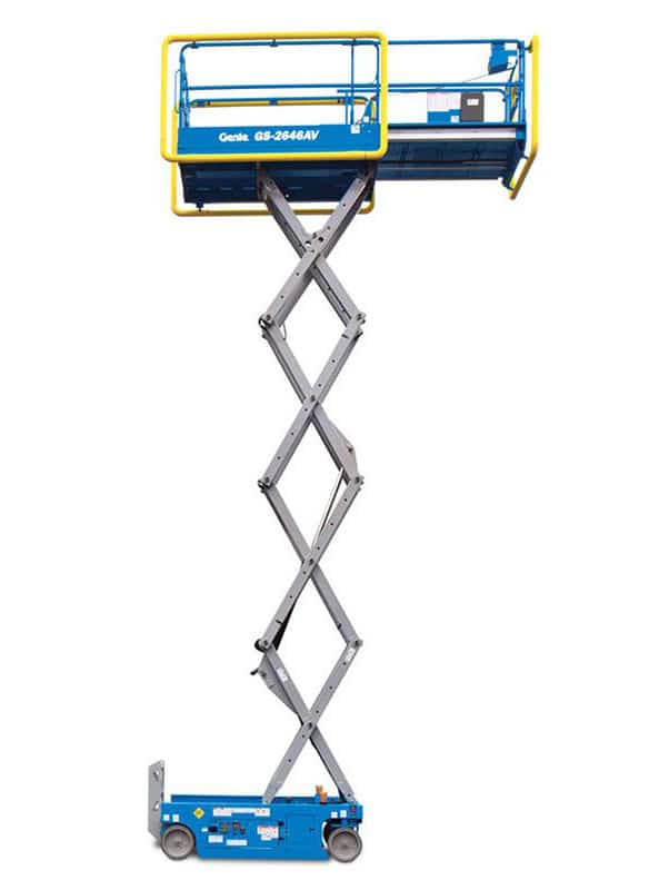 genie gs-2646 av scissor lift
