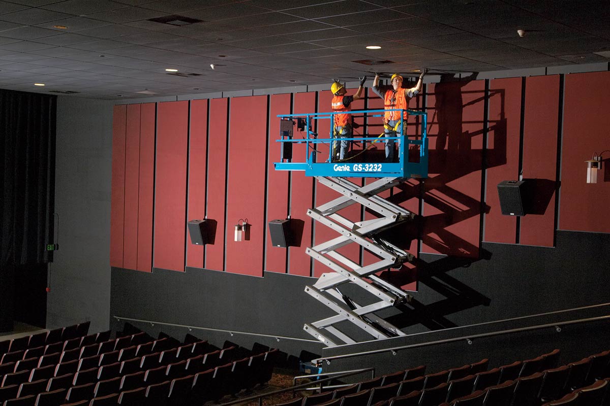 genie gs-3232 scissor lift application