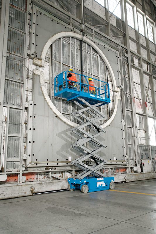 genie gs-3246 scissor lift application