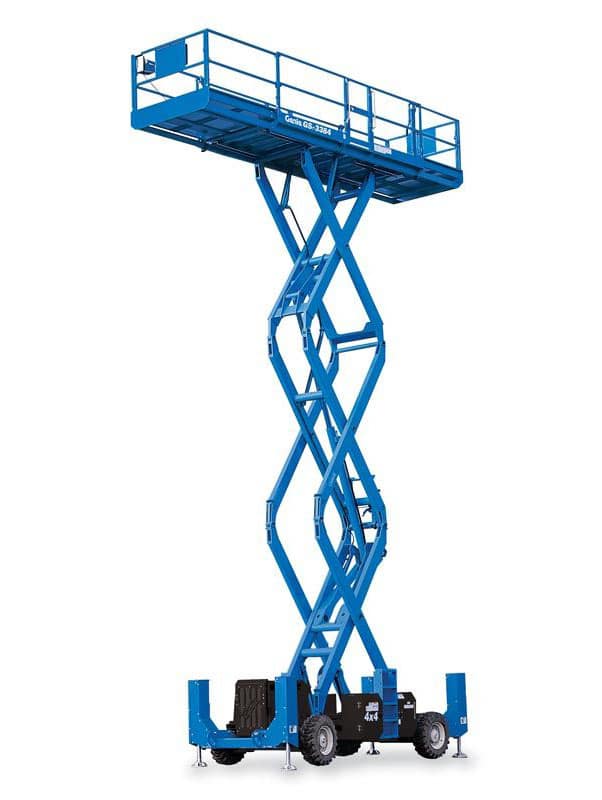 genie gs-3384 rough terrain scissor lift