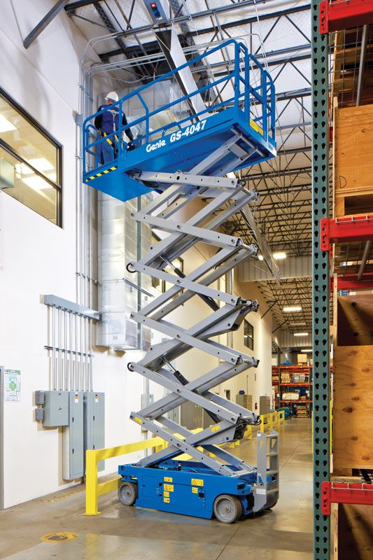 genie gs-4047 scissor lift application