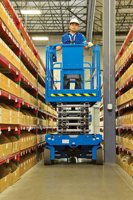 genie gs-4047 scissor lift application