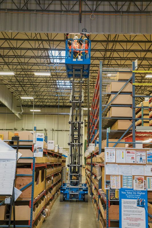 genie gs-4047 scissor lift application