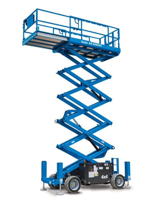 genie gs-4069 dc rough terrain scissor lift