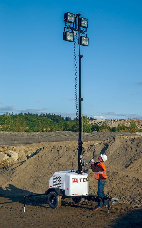 terex rl-4 light tower application