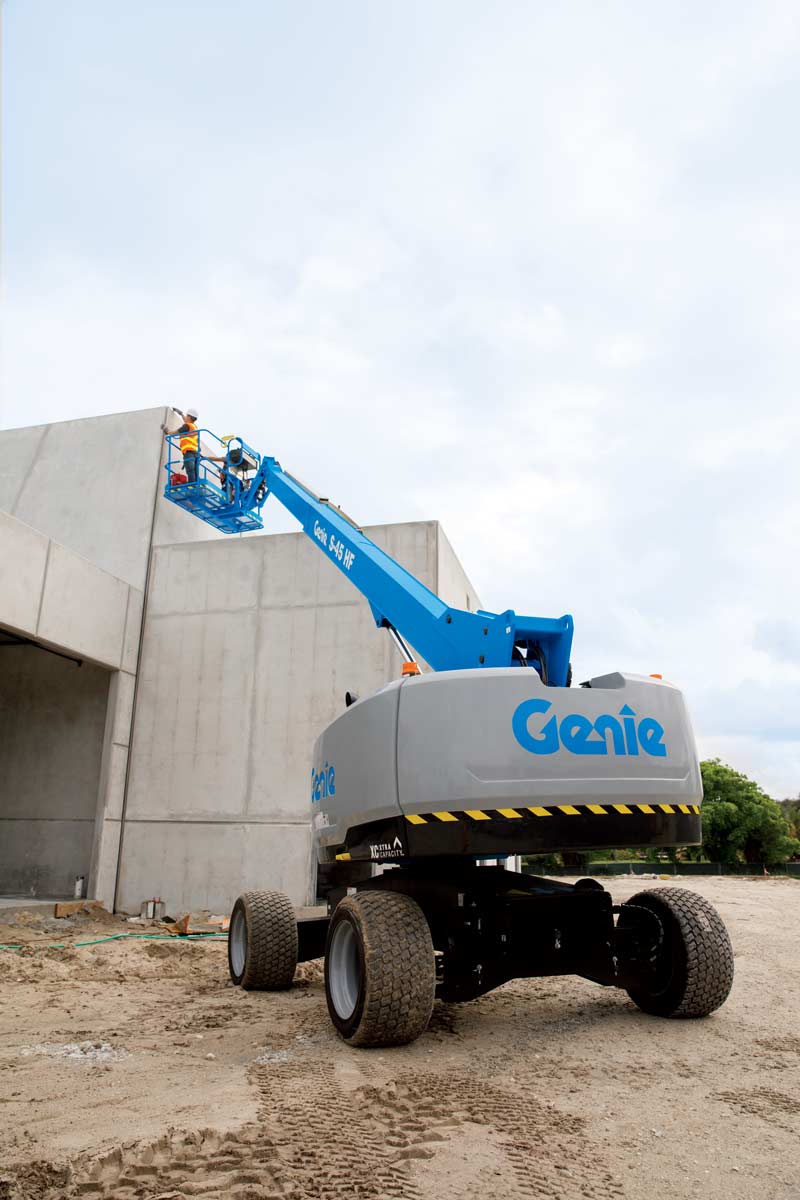 genie s-45 hf telescopic boom lift application