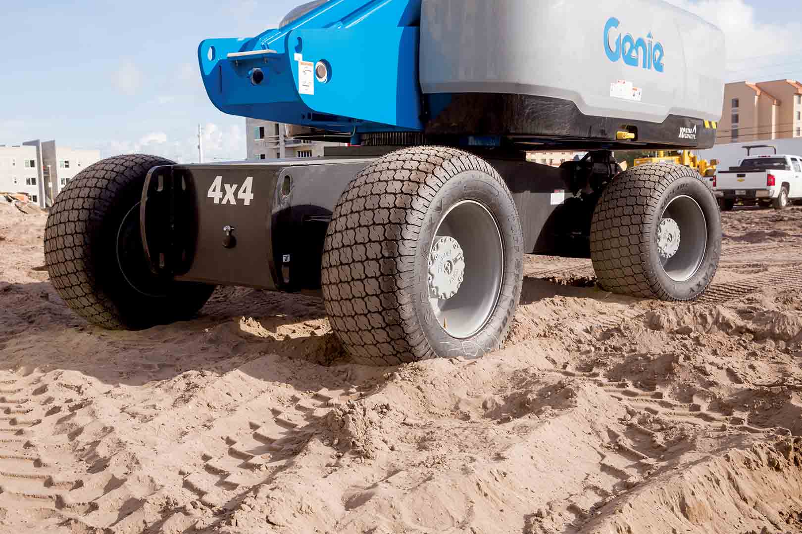 genie s-85 hf telescopic boom lift application