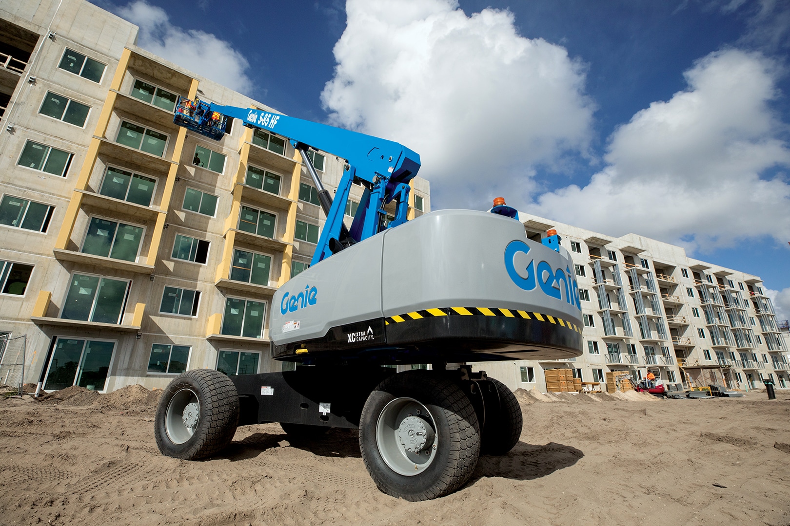 genie s-85 hf telescopic boom lift application