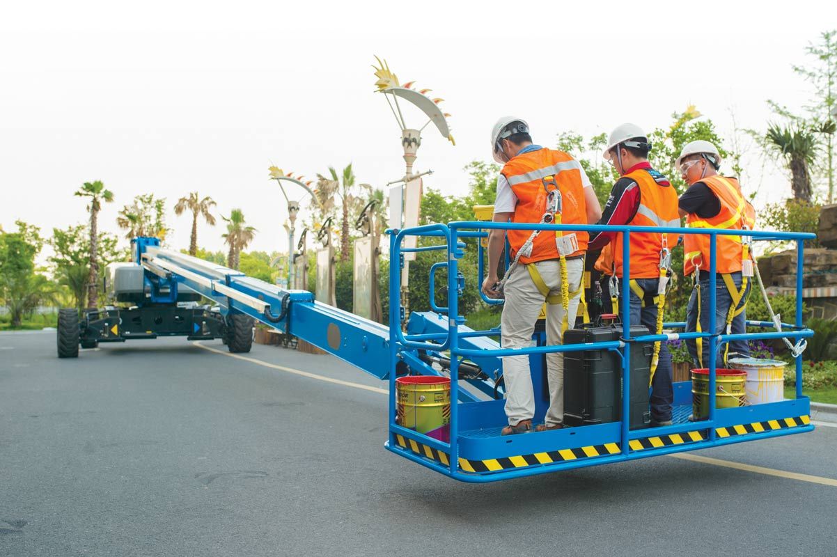 genie sx-105 xc telescopic boom lift application