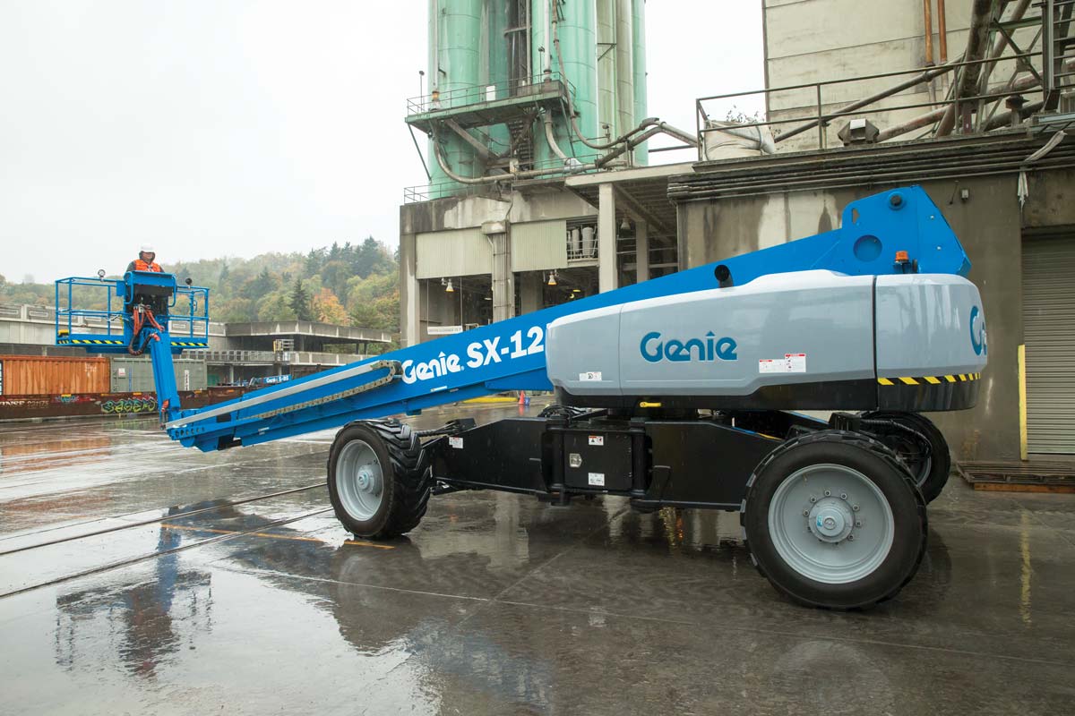 genie sx-125 xc telescopic boom lift application