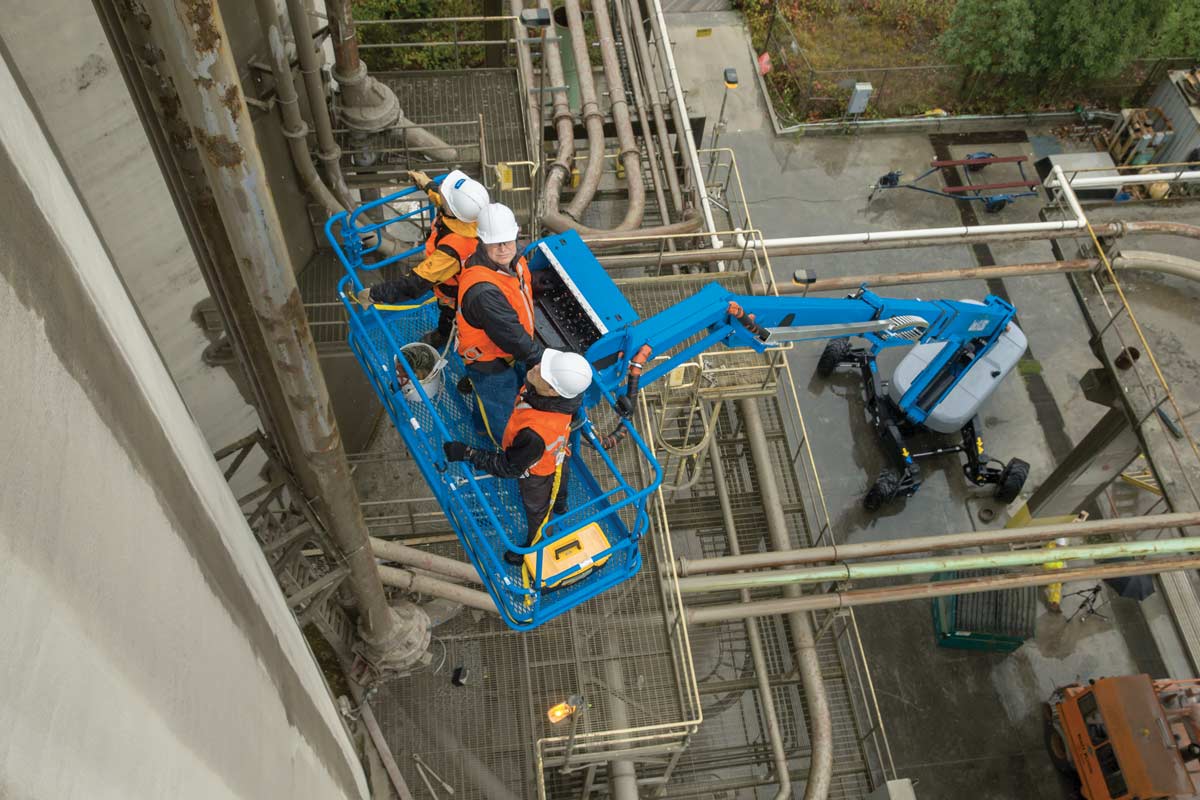 genie sx-125 xc telescopic boom lift application