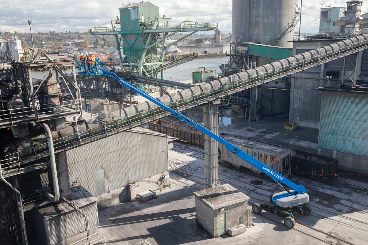 genie sx-125 xc telescopic boom lift application