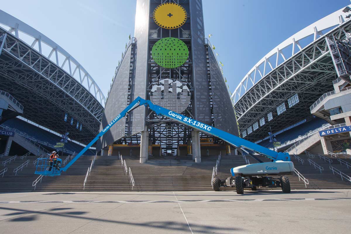 genie sx-135 xc telescopic boom lift application