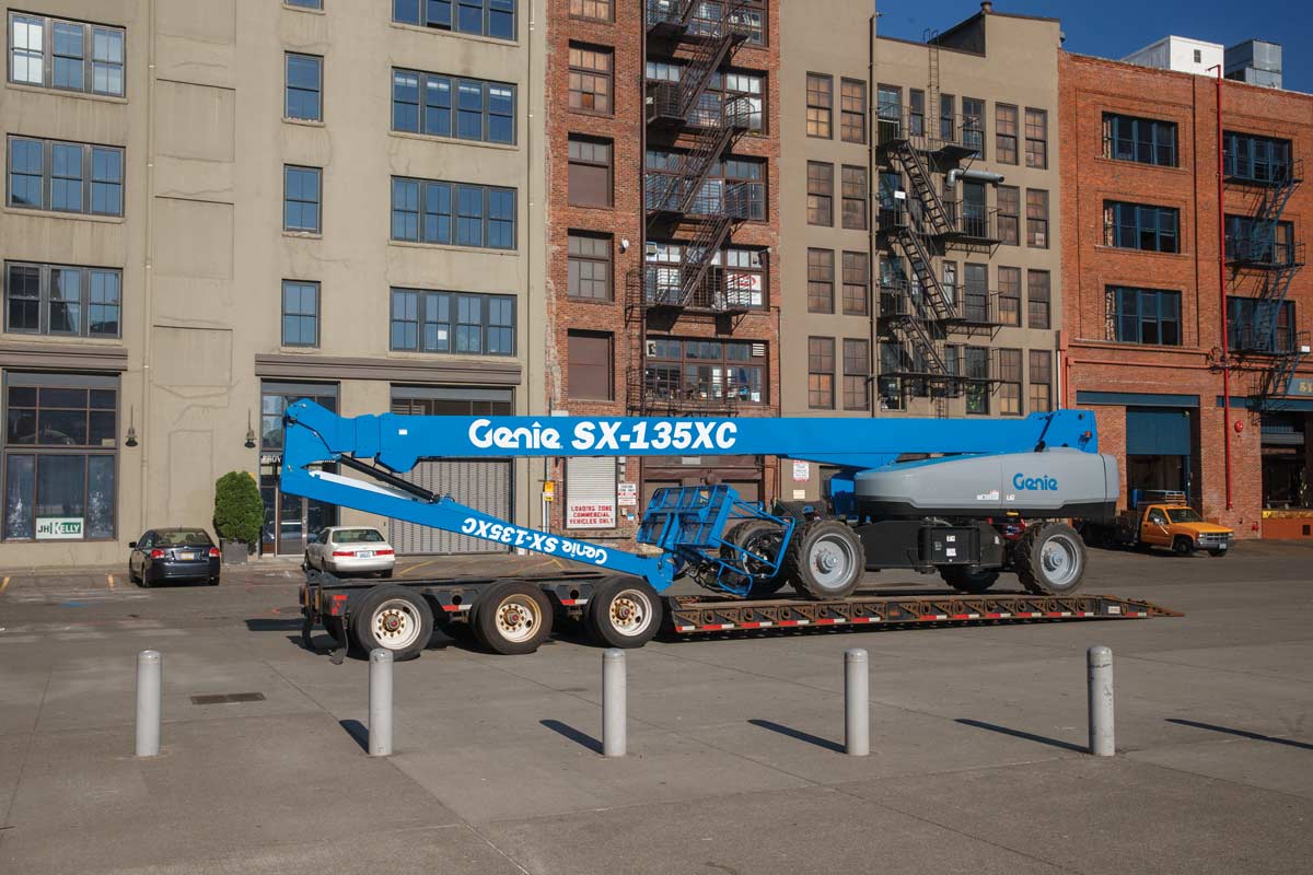 genie sx-135 xc telescopic boom lift application