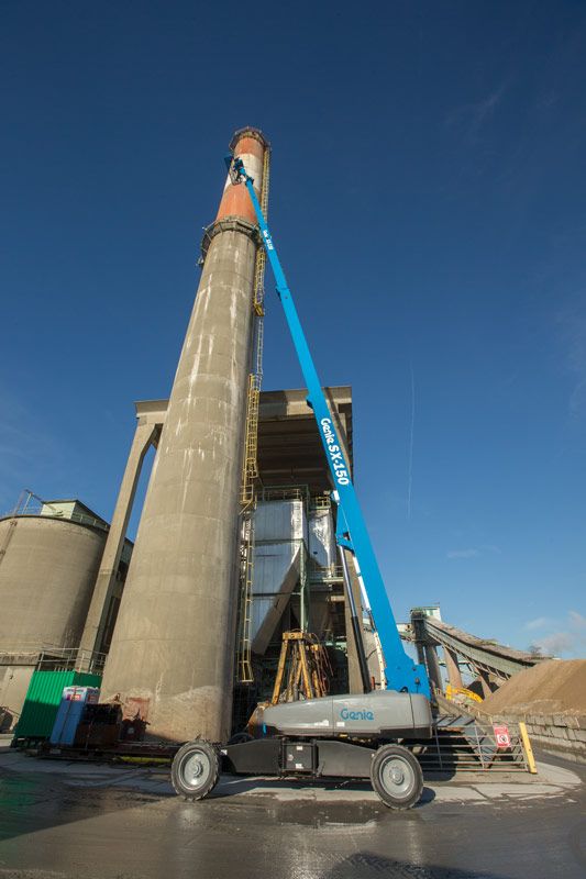 genie sx-150 telescopic boom lift application