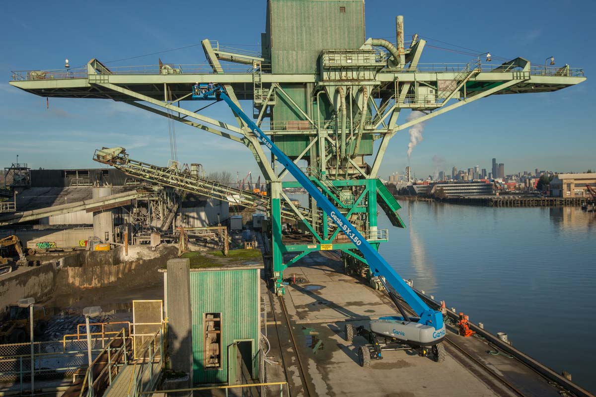 genie sx-150 telescopic boom lift application