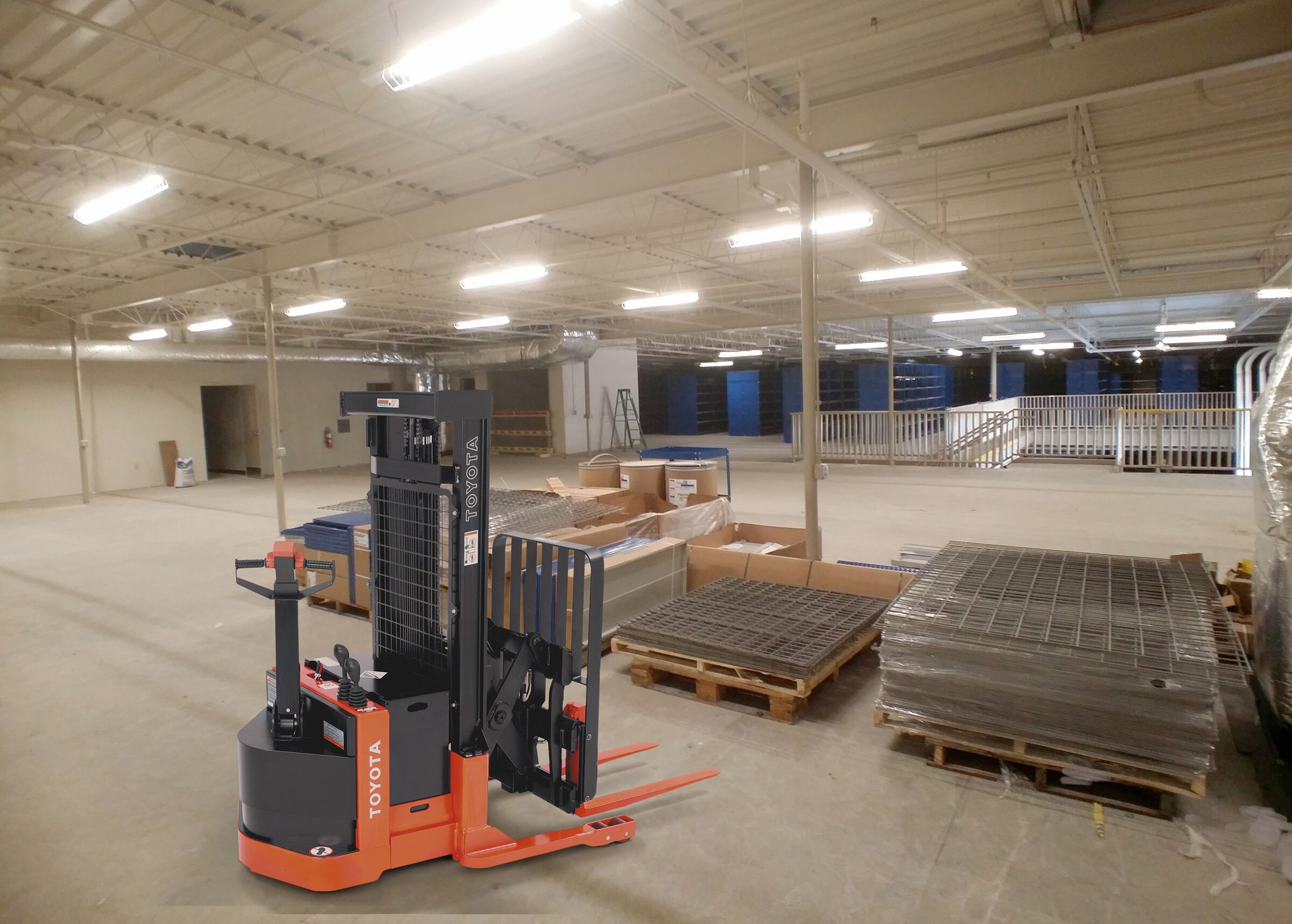 toyota walkie reach truck application