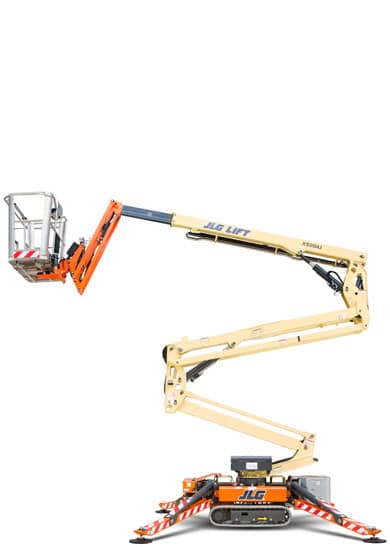 jlg x500aj compact crawler boom lift