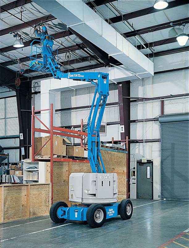 genie z-34/22 dc & bi-energy articulating boom lift application