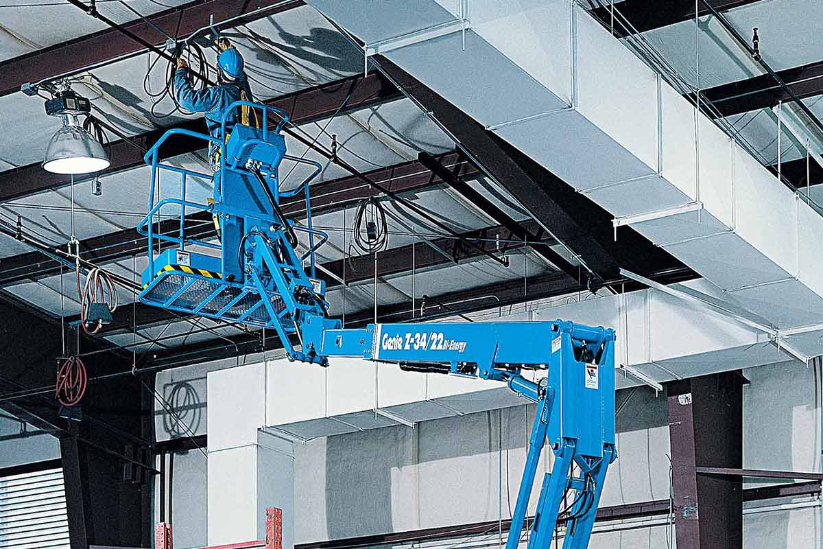 genie z34/22 ic articulating boom lift application