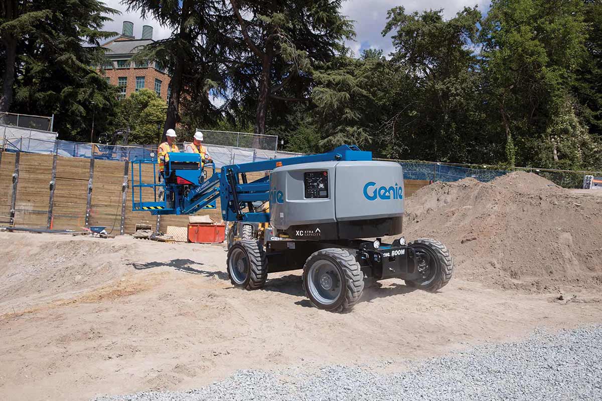 genie z-45 hf articulating boom lift application