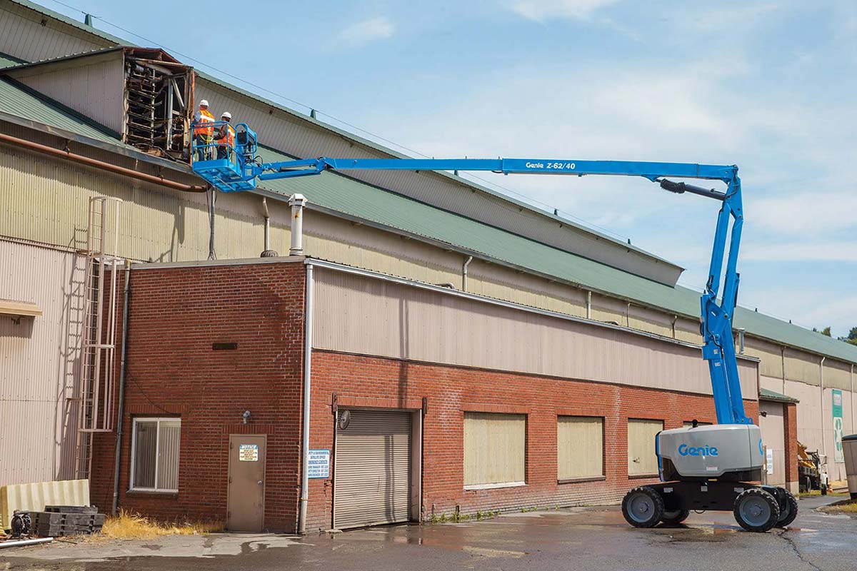 genie z-62/40 articulating boom lift application