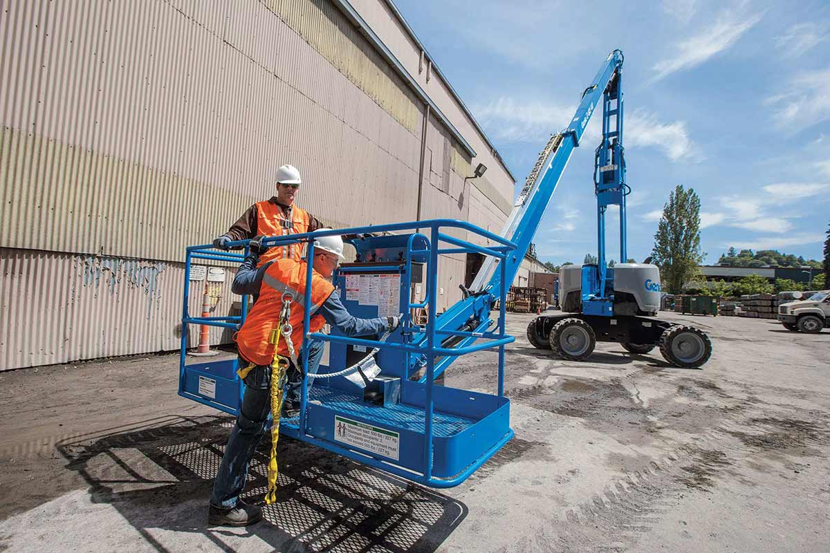 genie z-62/40 articulating boom lift application