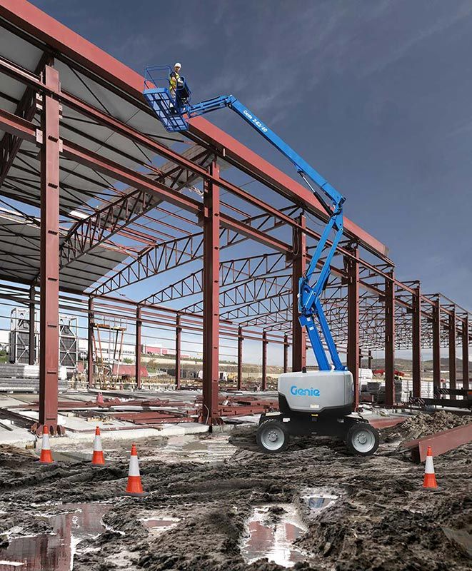 genie z-62/40 articulating boom lift application