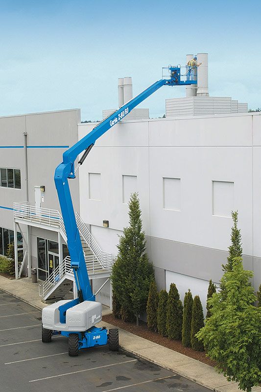 genie z-80/60 articulating boom lift application