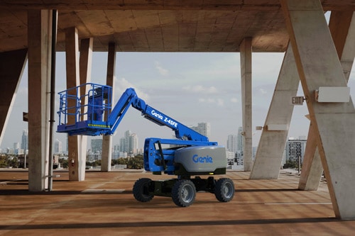 genie z-45 fe articulating boom lift application