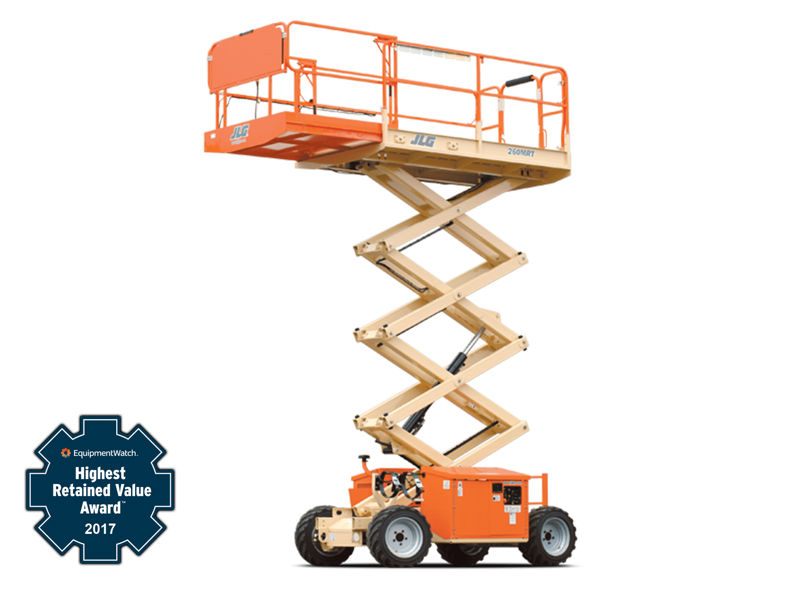 jlg 260mrt engine powered scissor lift