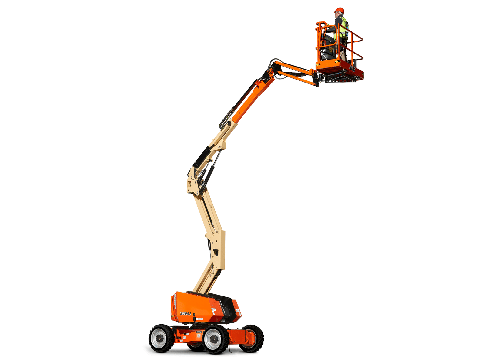 jlg 340 aj articulating boom lift