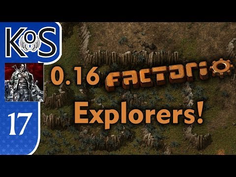 0.16 Factorio Explorers! Ep 17: BITING BACK AT BITERS - Coop with Xterminator, MP Gameplay