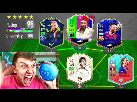 195 RATED GLITCH CARD FUT DRAFT!! (FIFA 20)