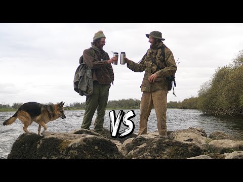 1vs1 SURVIVAL CHALLENGE with only a BOTTLE & whatever fits in it???