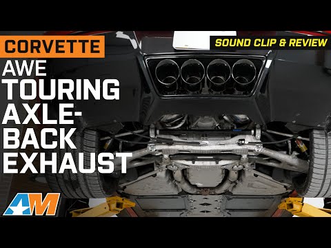 2014-2019 Corvette C7 AWE Touring Edition Axle-Back Exhaust w/ Diamond Black Tips Review and Install