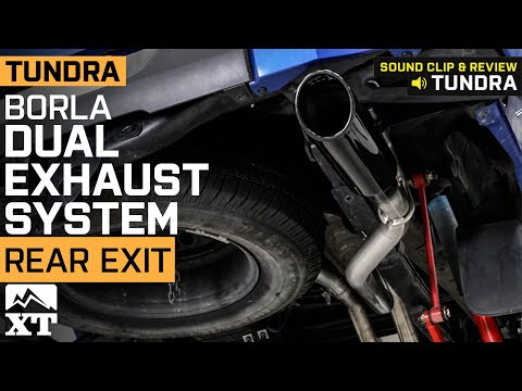 2014-2021 5.7L Tundra Borla Touring Dual Exhaust System with Black Chrome Tips Review & Sound Clip