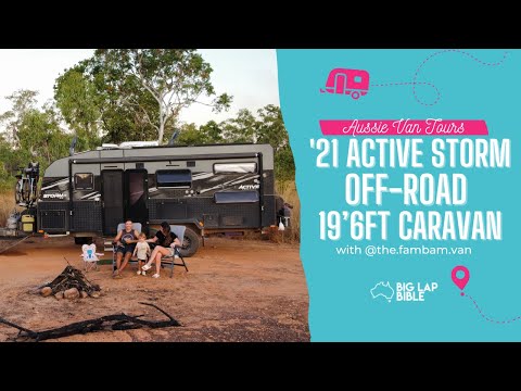 2021 Active Storm Off-Road 19’6FT Caravan Full Set Up Tour (Big Lap Bible Car/Van Review)